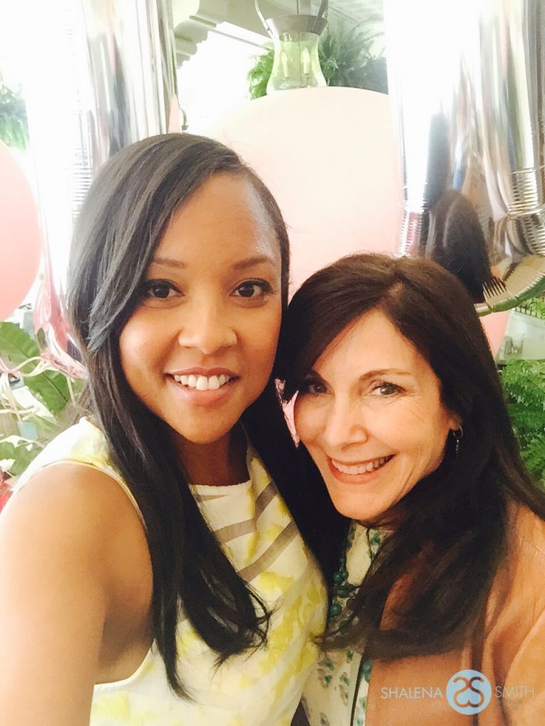 Nursery and kids room designer Shalena Smith with event planner Mindy Weiss