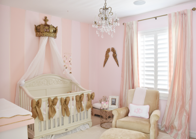 Powerful In Pink – Los Angeles In-Home Nursery Design